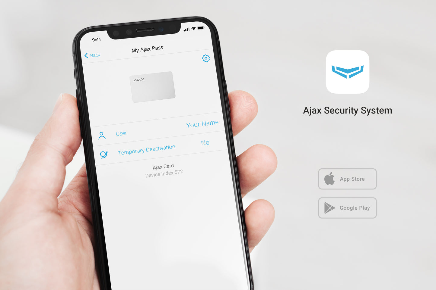 Ajax RFID Zutrittskarte 3 Stück