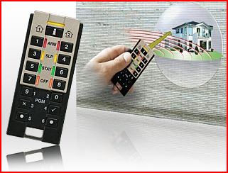 Funkhandsender 2Wege 14 Tasten für 2 Bereiche - Un-/Scharf/Anw/