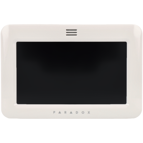 Bedienteil BUS mit grafischem Touch Display 5" weiß EN50131 Grad3 EVO MG5 SP