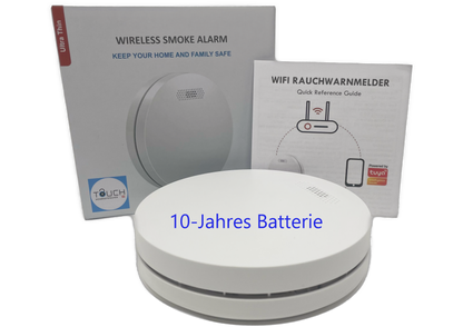 Brandmelder mit WiFi-Funktion und 10-Jahresbatterie