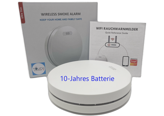 Brandmelder mit WiFi-Funktion und 10-Jahresbatterie