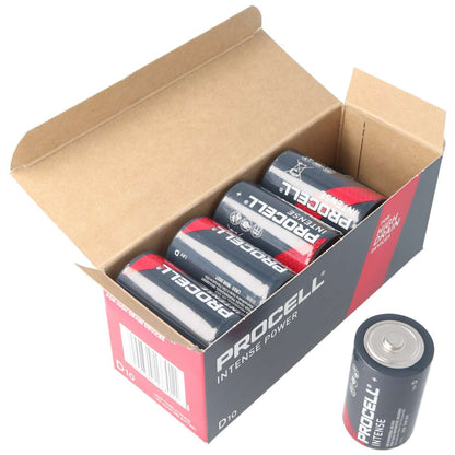 10 Stück Duracell Procell Intense Mono D, LR20 im Karton, für energieintensive GeräteDuracell      (4)