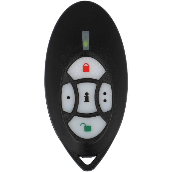 Funkhandsender 2 Wege 5 Tasten - Un-/Scharf/Status/2x frei prog. EVO MG5 MG6 SP